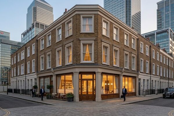 Corner Shophouse in Canary Wharf